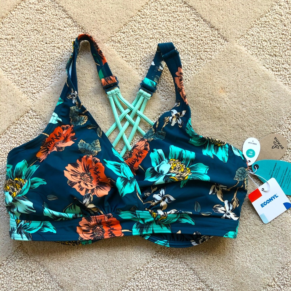 Prana Swim Top, 34DD Small